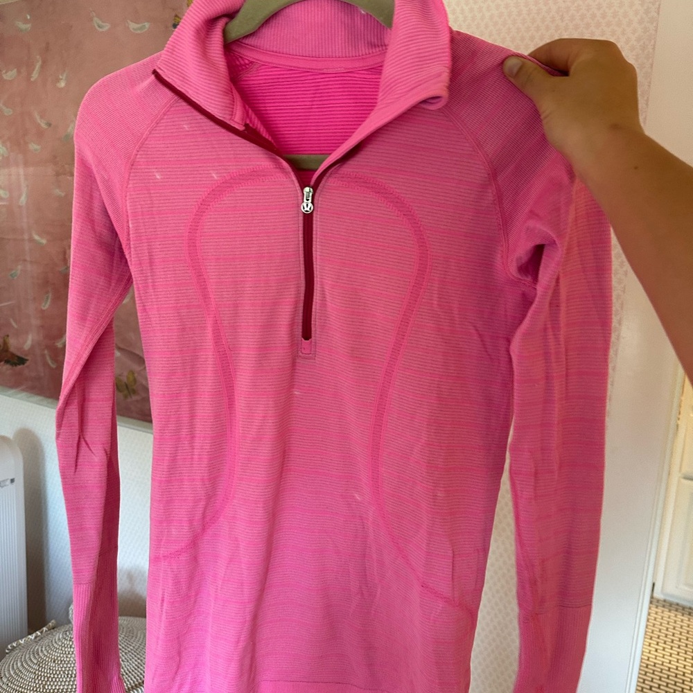 Pink Lululemon Swiftly Long Sleeve